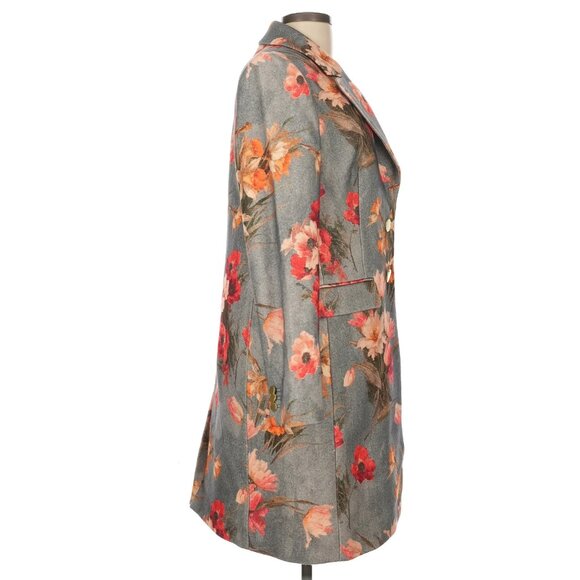 ๐๐ NWOT J.Crew Collection Wool Topcoat in Ratti Jasper Floral - Picture 6 of 11